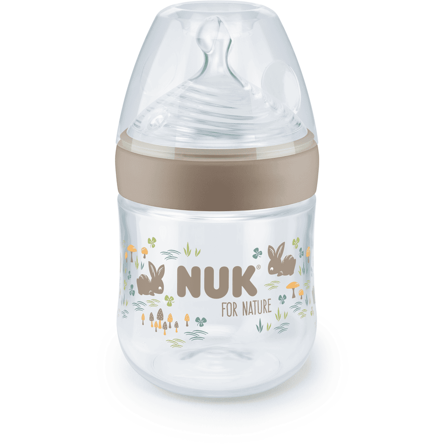 NUK Vauvapullo Nature 150ml, ruskea