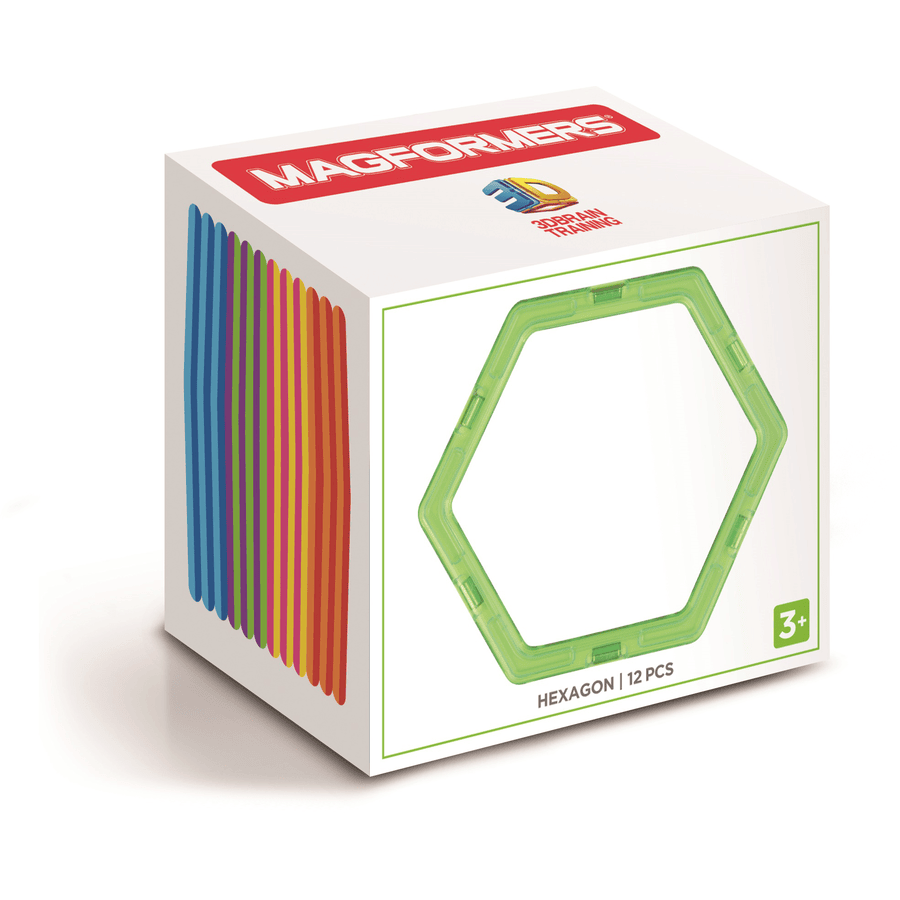 MAGFORMERS® Jeu magnétique Hexagon Set 12 pièces