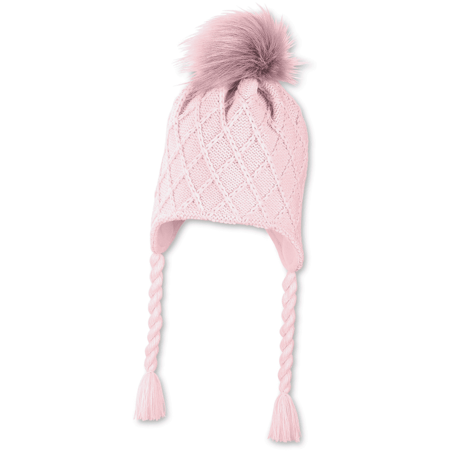 Sterntaler Gorro de punto rosa