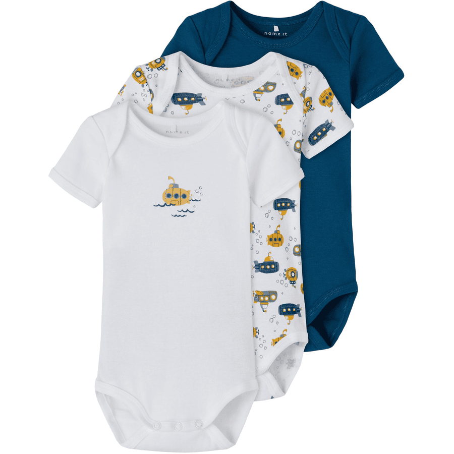 name it Body enfant Legion Blue lot de 3