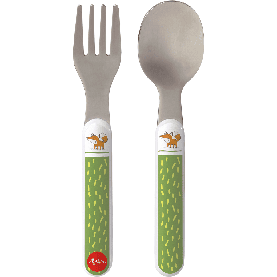 sigikid® Couverts enfant Forest Fox inox