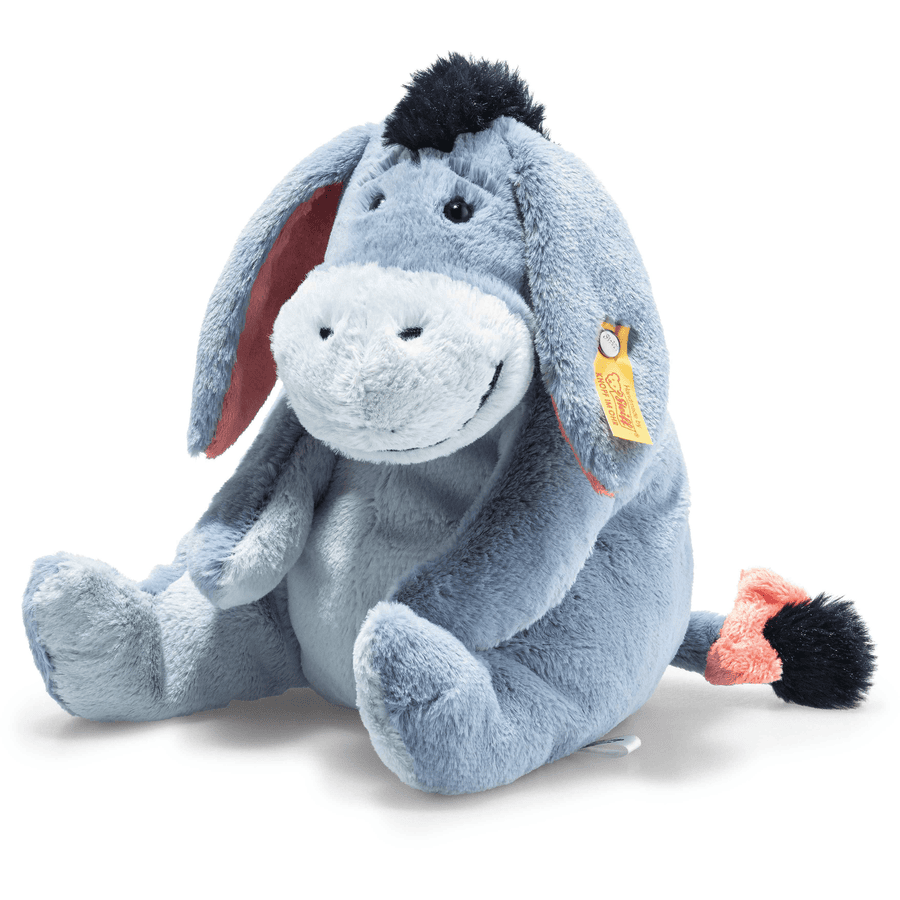 Steiff Disney Soft Cuddly Friends I-Aah graublau, 25 cm