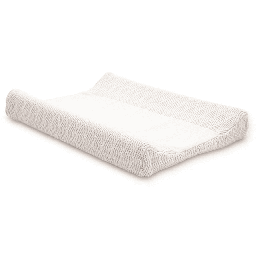 jollein Wickelkissenüberzug River knit cream white 50x70cm