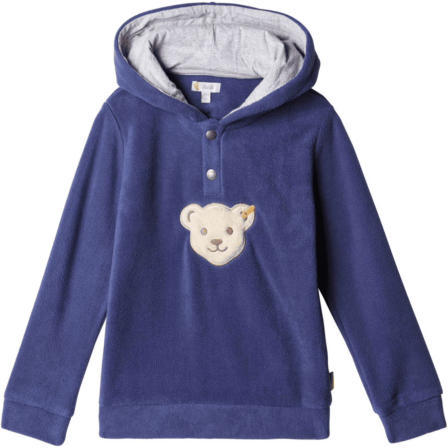 Steiff Chłopcy, bluza z kapturem, patriotyczny błękit.