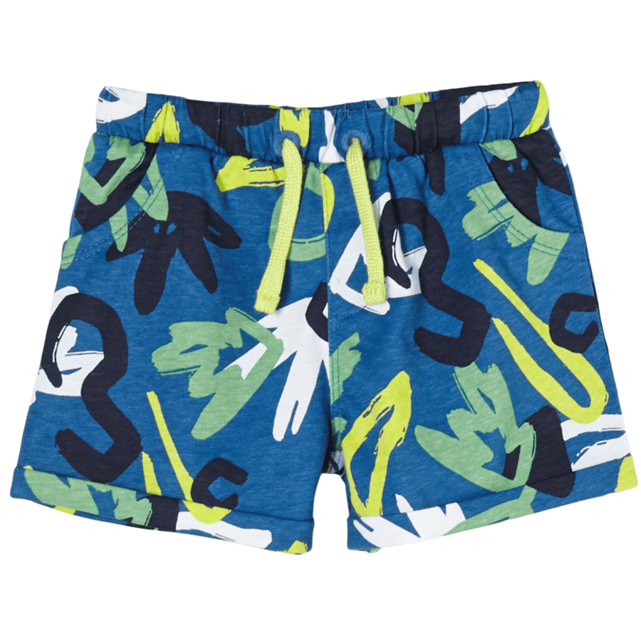 s. Olive r Jersey shorts met Allover - Print 