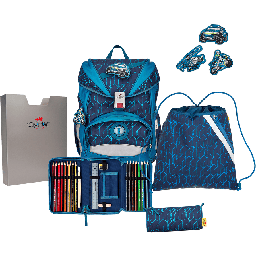 DerDieDas ® ErgoFlex - Blue Speed, 5 pezzi.