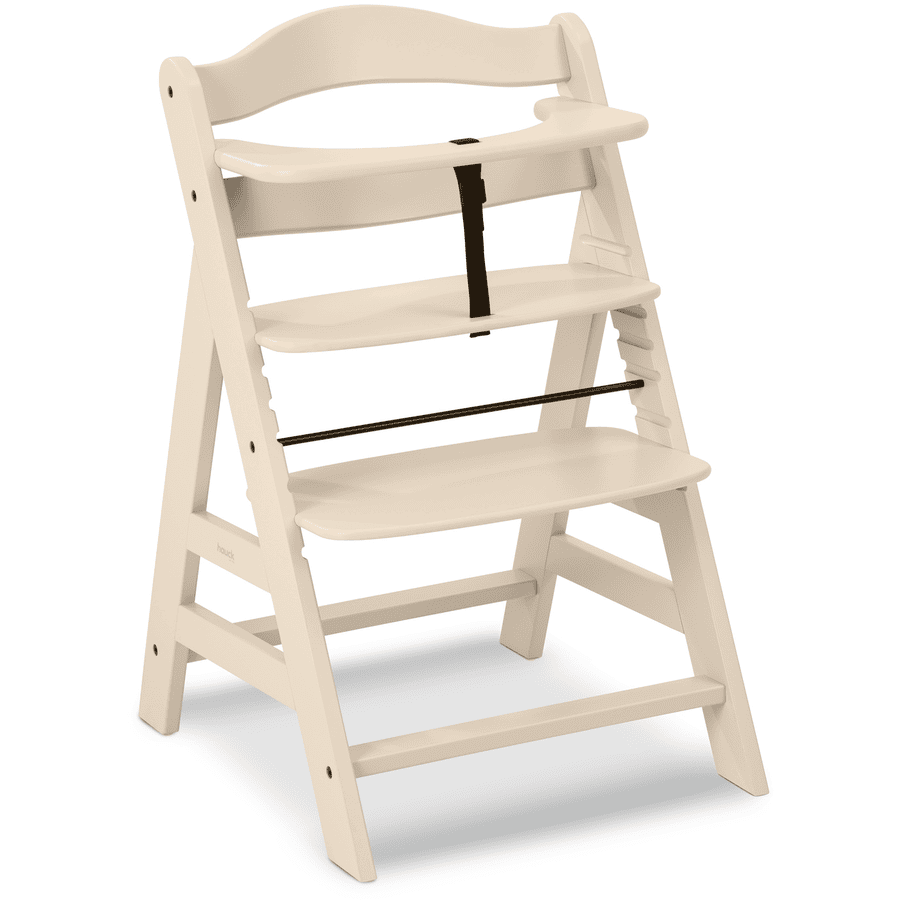 hauck Chaise haute enfant évolutive Alpha Plus bois Vanilla