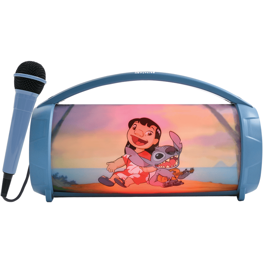 LEXIBOOK Altavoz Bluetooth® Disney Stitch con luz y micrófono