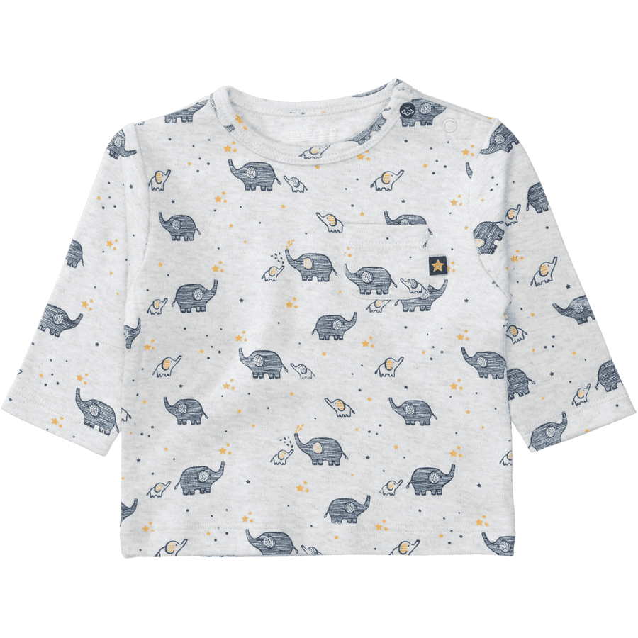 STACCATO  Overhemd grijs gemêleerd patroon