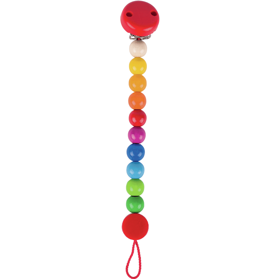 HEIMESS Schnullerkette Regenbogen