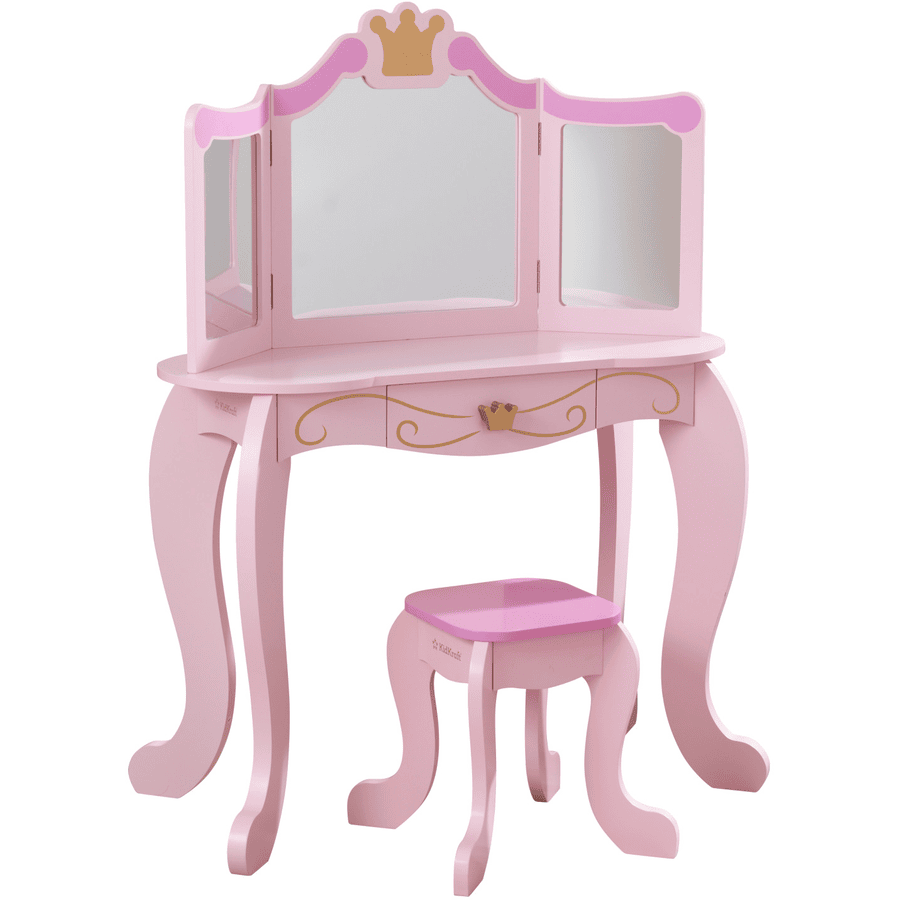 KidKraft® Prinsesse sminkebord med stol
