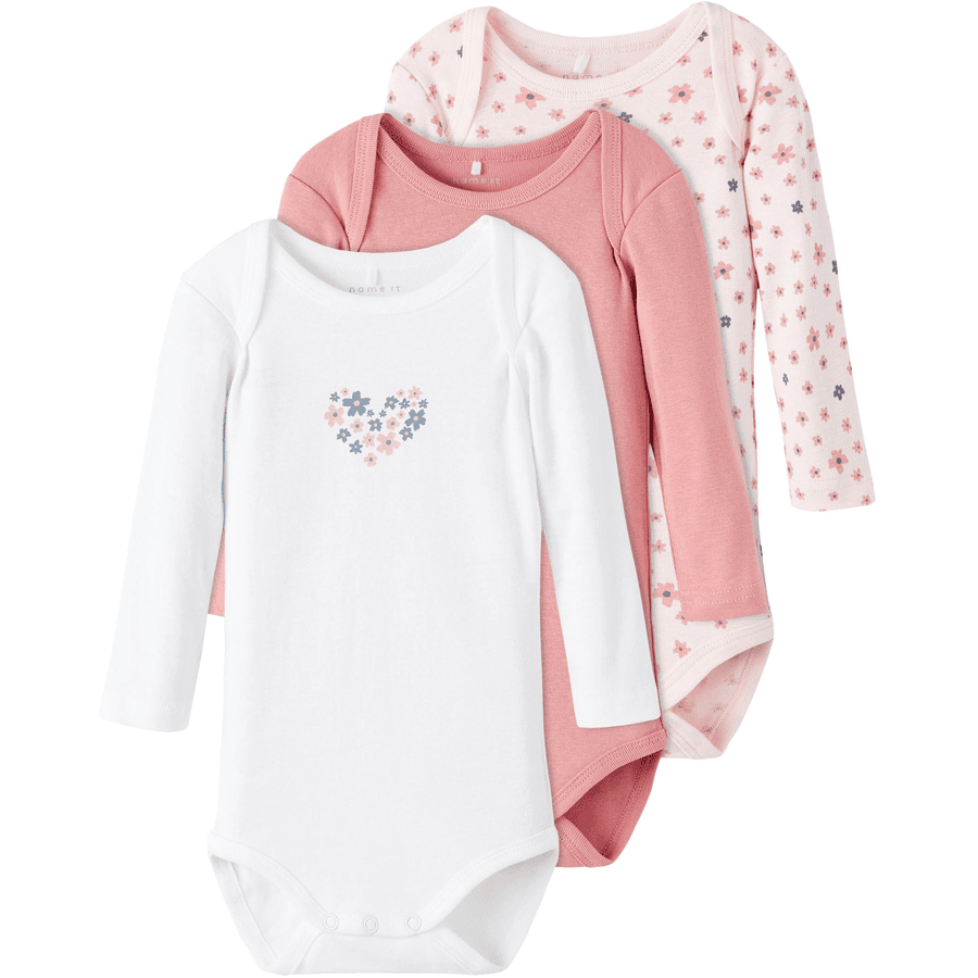 name it Langarmbody 3er Pack Rosette
