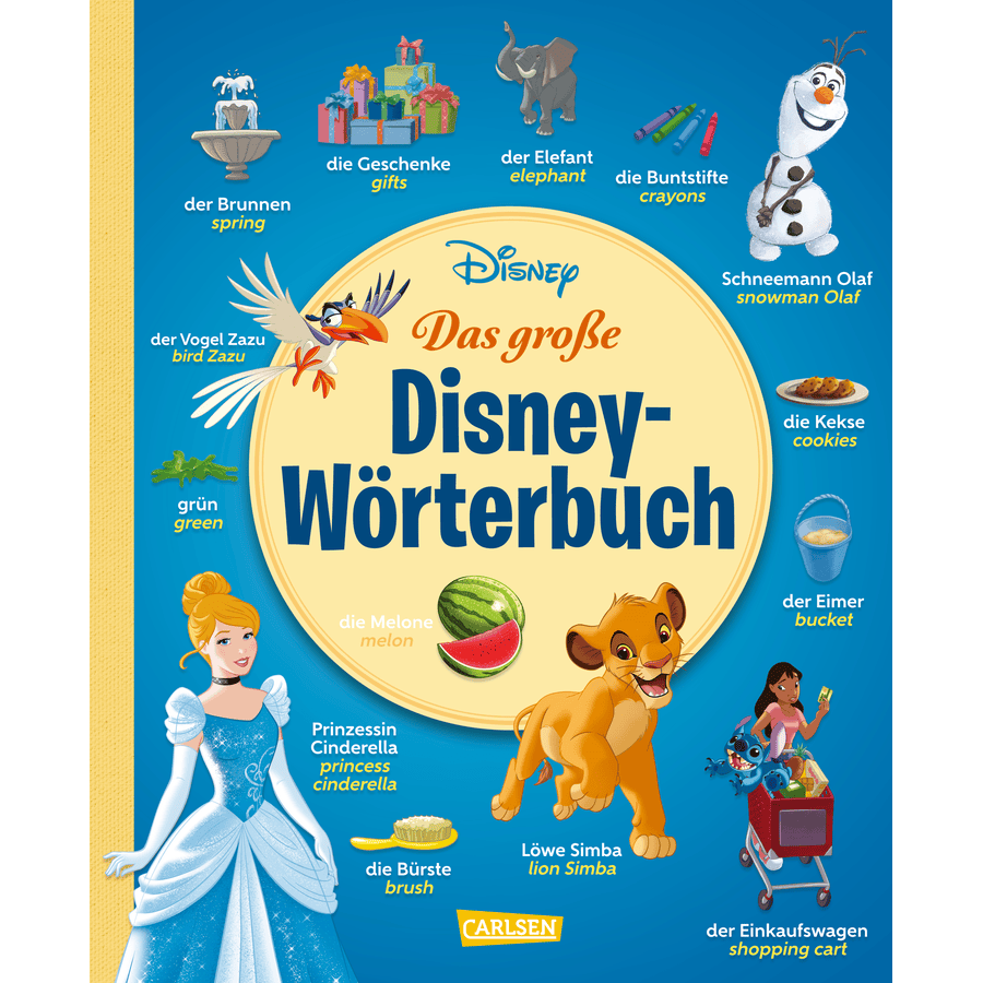 CARLSEN Disney: Das große Disney-Wörterbuch