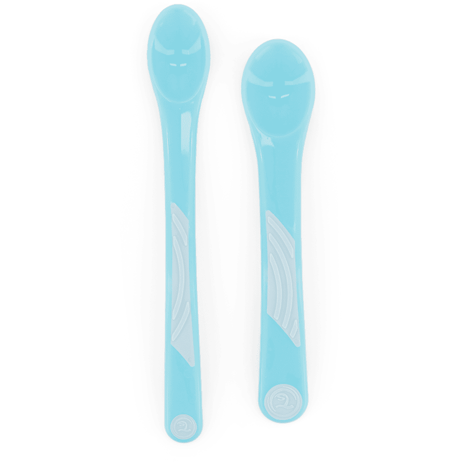 TWIST SHAKE  2x cucharas del 4º mes en azul pastel