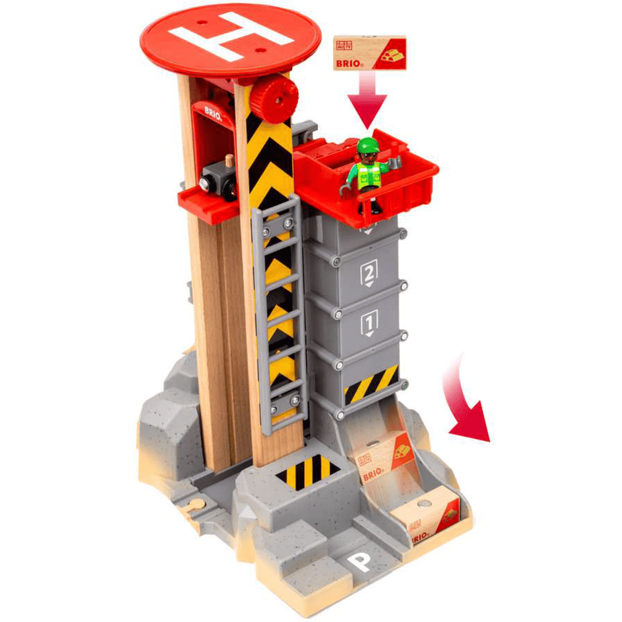 BRIO®WORLD Wooden Railway Mountain Freight Set Deluxe