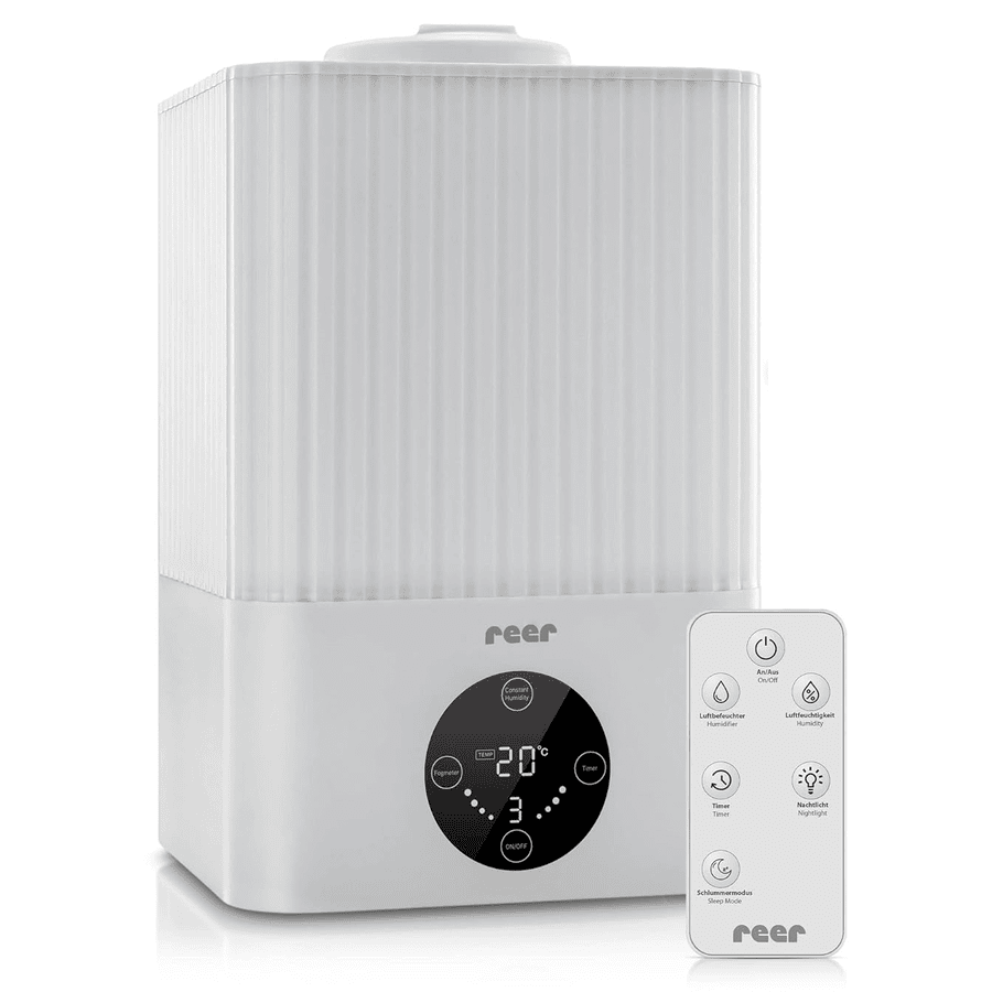 reer Humidificateur 2en1 Humidfier avec veilleuse blanc