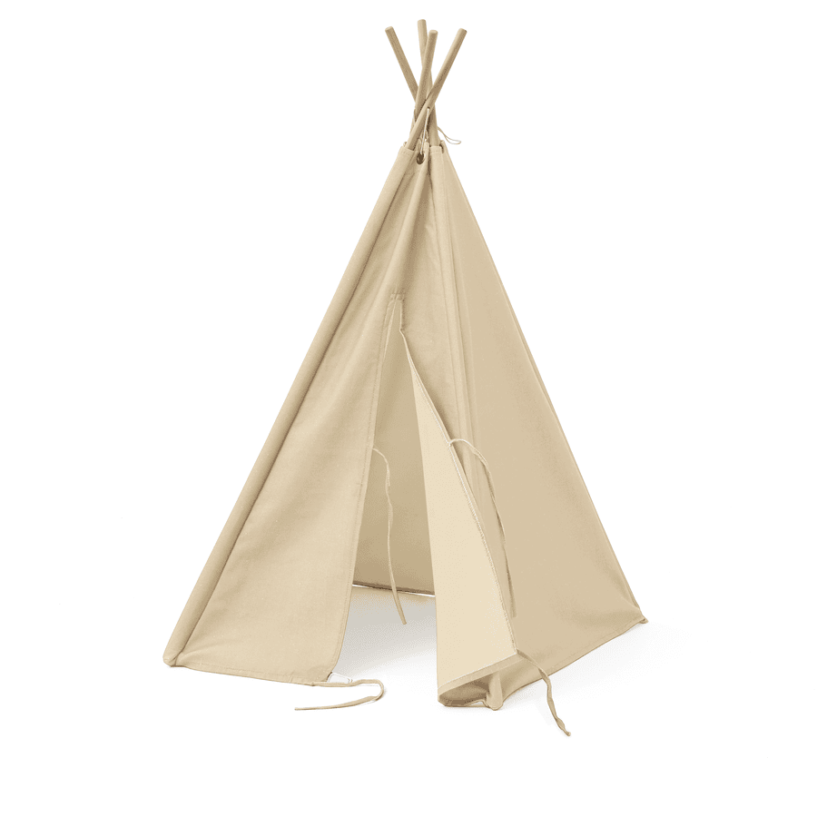 Zie insecten ambitie Laboratorium Kids Concept ® Tipi Tent mini beige | pinkorblue.nl
