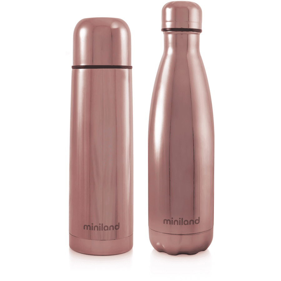 miniland myBaby&me deluxe Thermosflasche rose 500ml 
