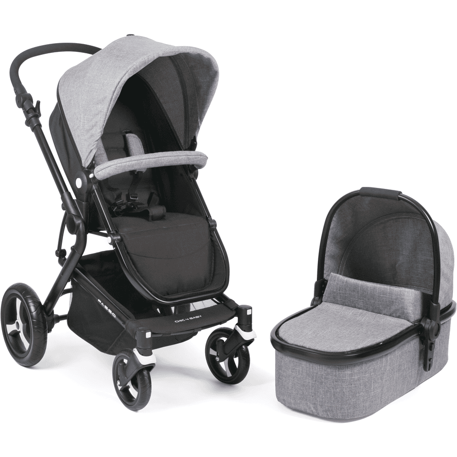 CHIC 4 BABY Combi vagn PASSO Jeans grå