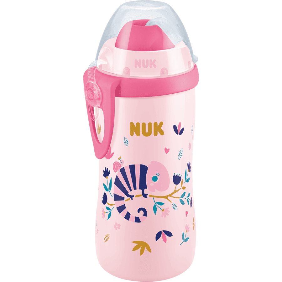NUK Drinkfles Flexi Cup, Color Change , roze