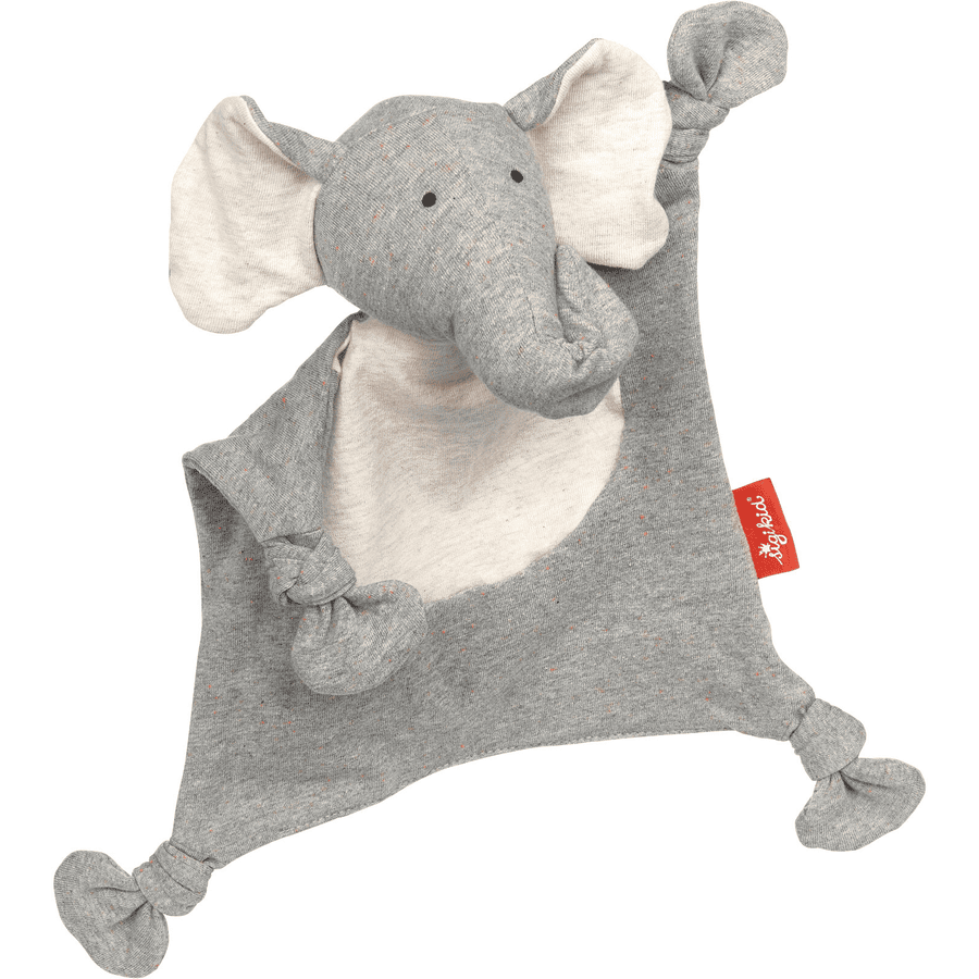 sigikid ®Schnuffeltuch Elefant Yellow grau