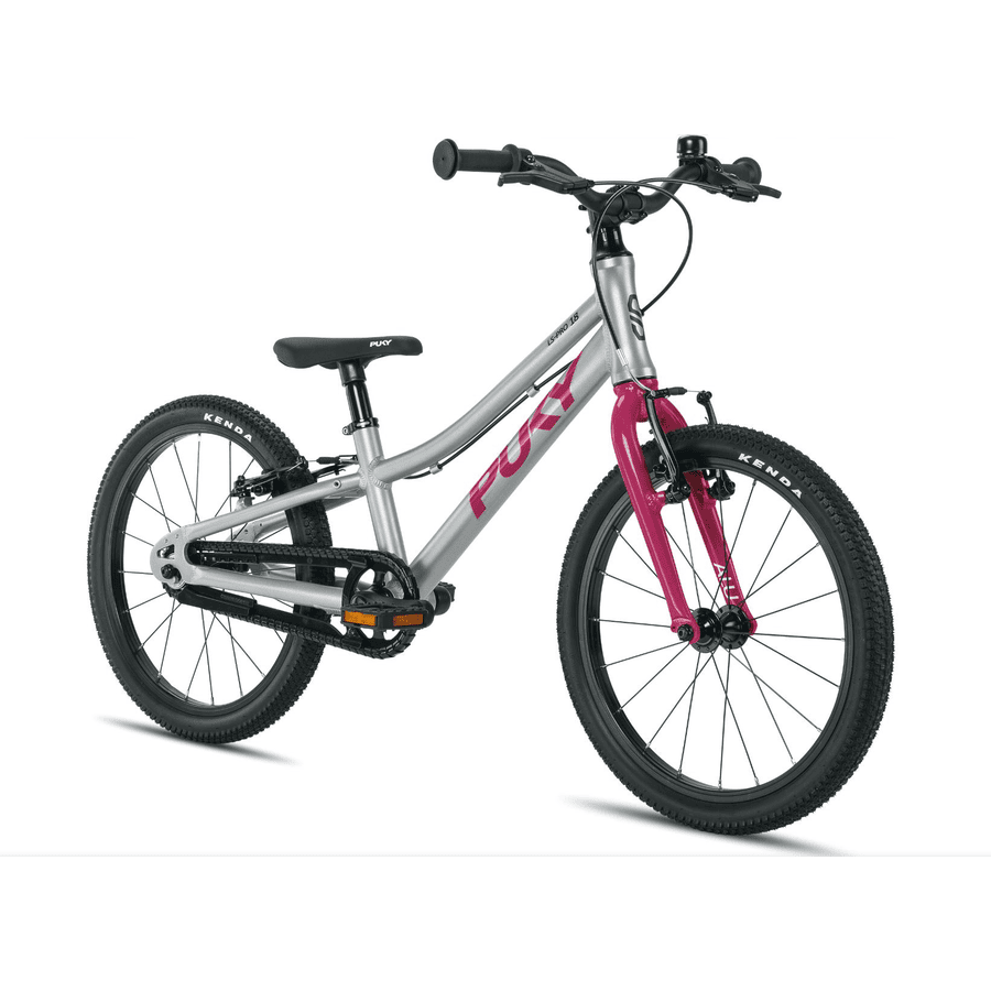 PUKY ® Fiets LS-PRO 18, silver /berry