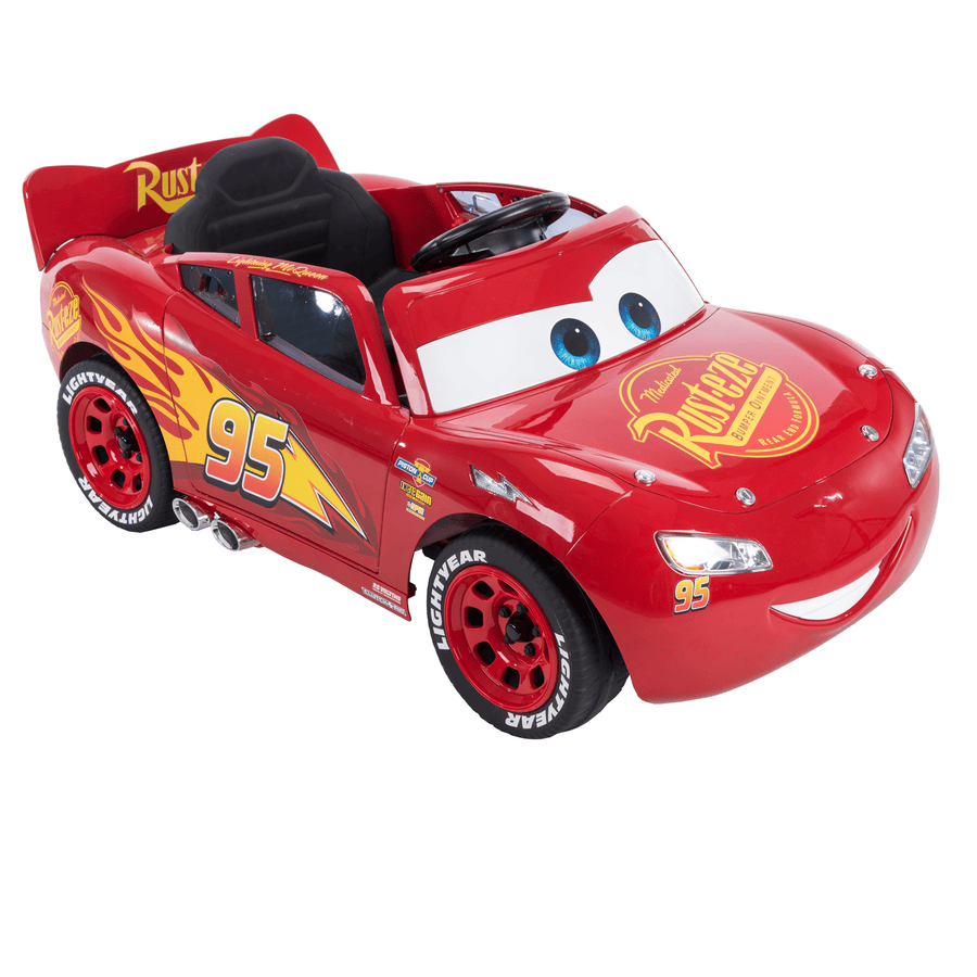 Reciteren Verraad tragedie Huffy Disney Cars Lightning McQueen Auto 6V rood | pinkorblue.be