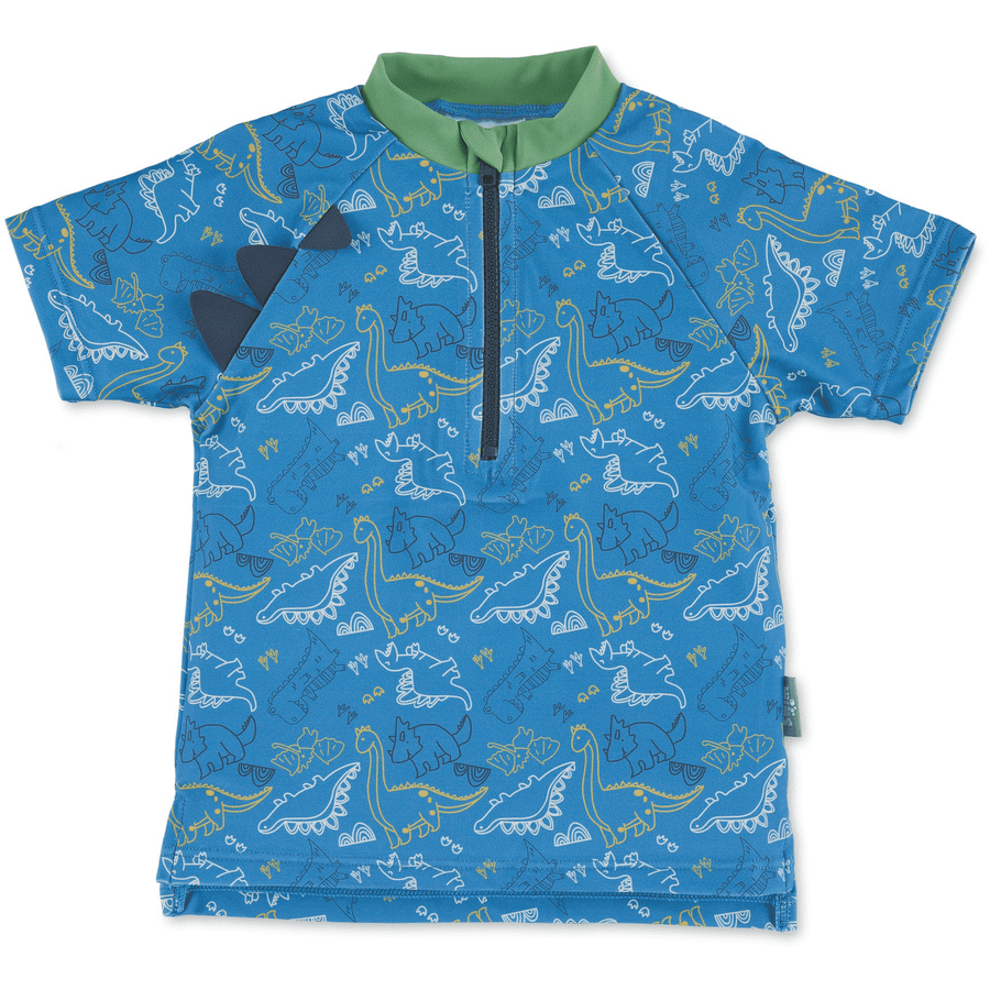 Sterntaler Kurzarm-Schwimmshirt Dino blau 