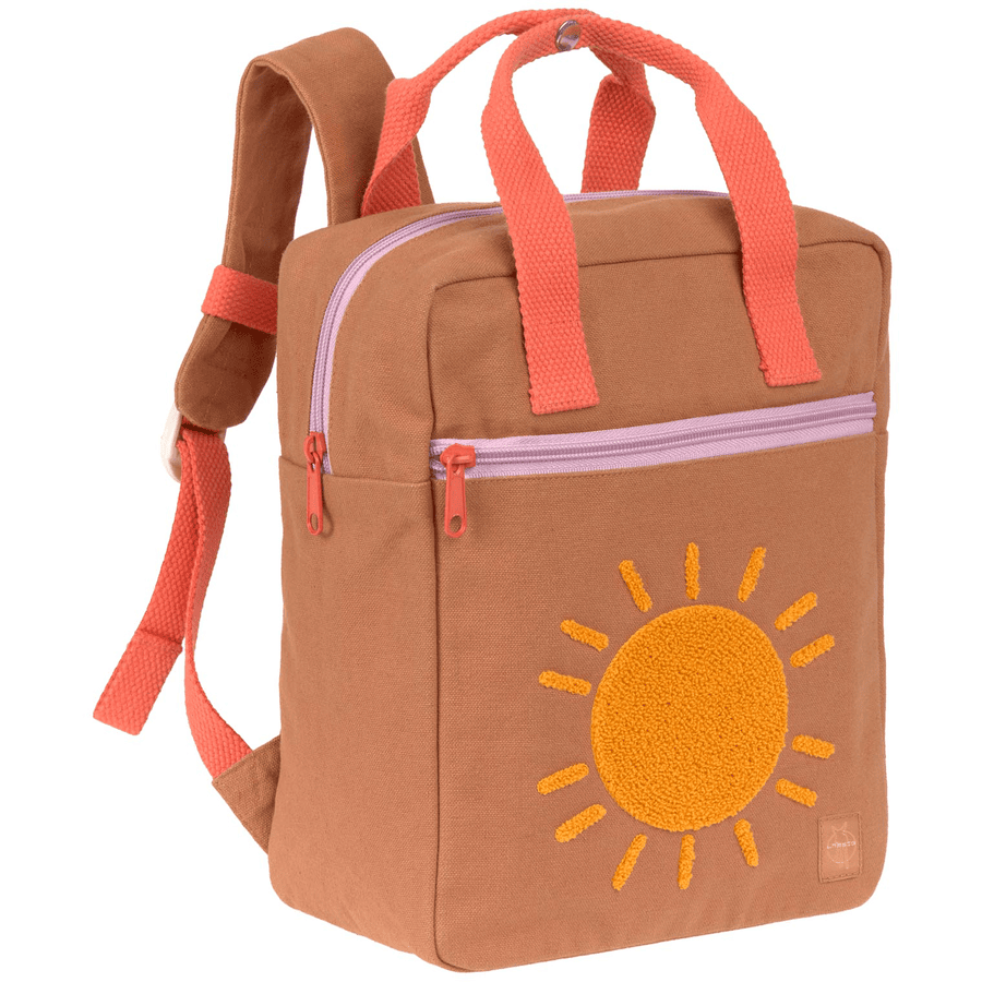 LÄSSIG Little Mochila infantil One &amp; Me GOTS Caramel