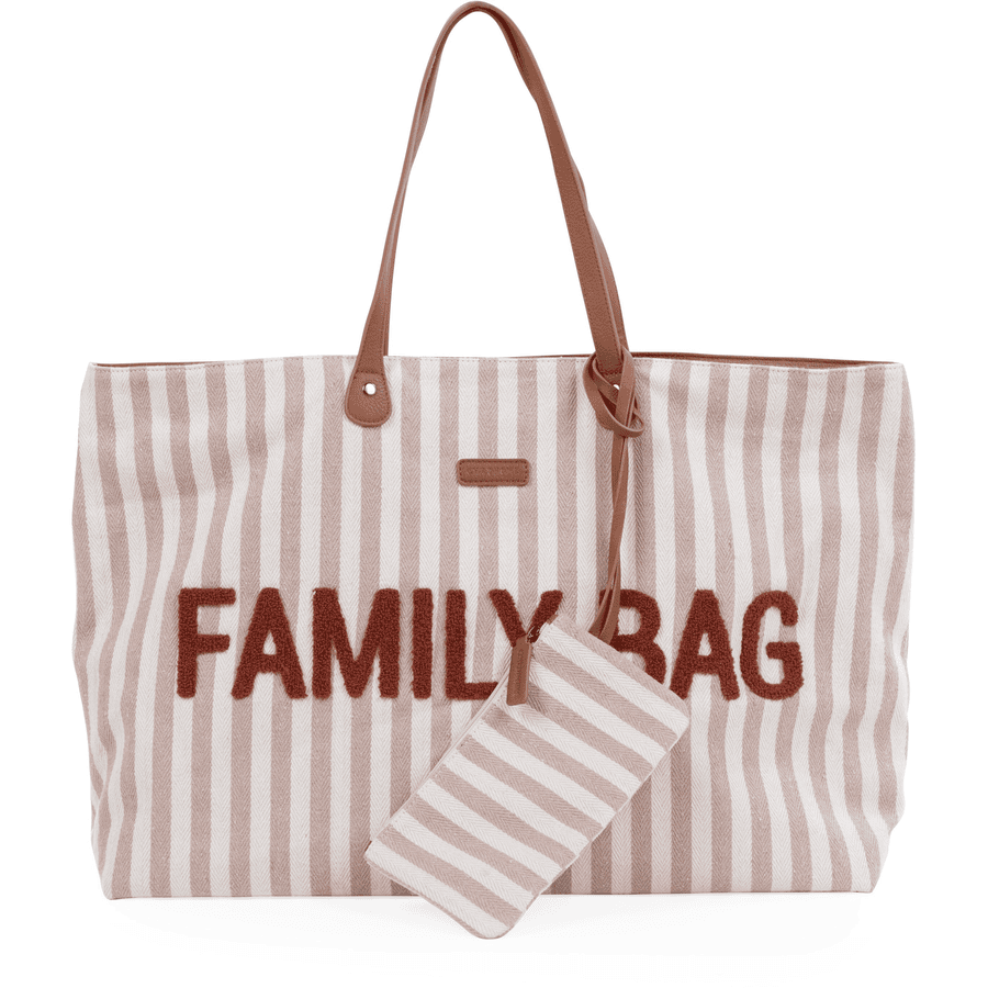 CHILDHOME Přebalovací taška Family Bag Nude/Terracotta
