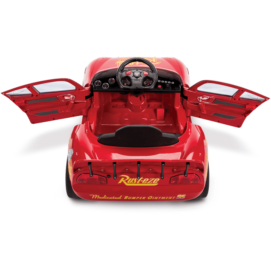 Huffy Disney Cars Lightning McQueen Auto cavalcabile per bambini 6V rosso GU10813