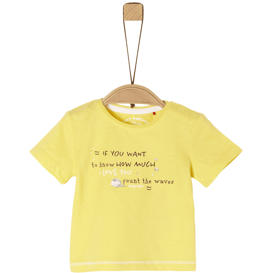 s. Olive r T-shirt light yellow 