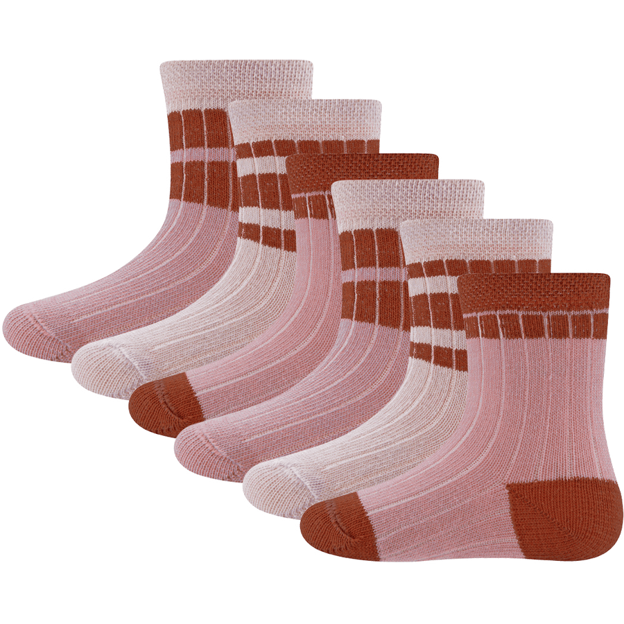 Ewers Ponožky 6 pack rib/stripes 