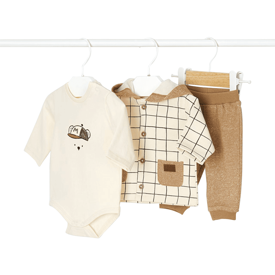 Mayoral Set 3 pièces veste beige