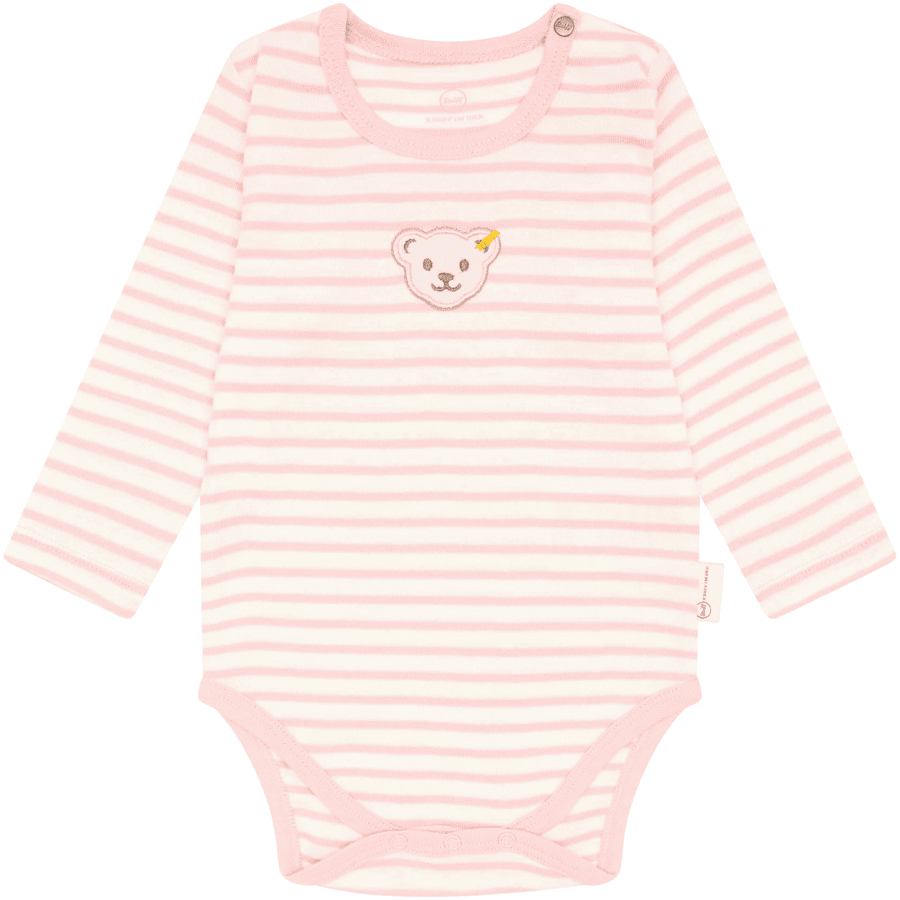 Steiff Langærmet bodysuit Silver Pink