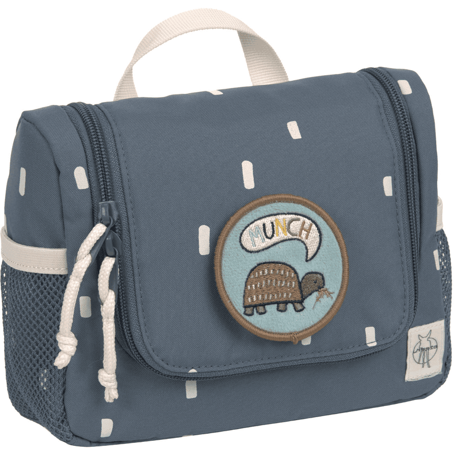 LÄSSIG Trousse de toilette enfant Mini Washbag Happy Prints midnight blue