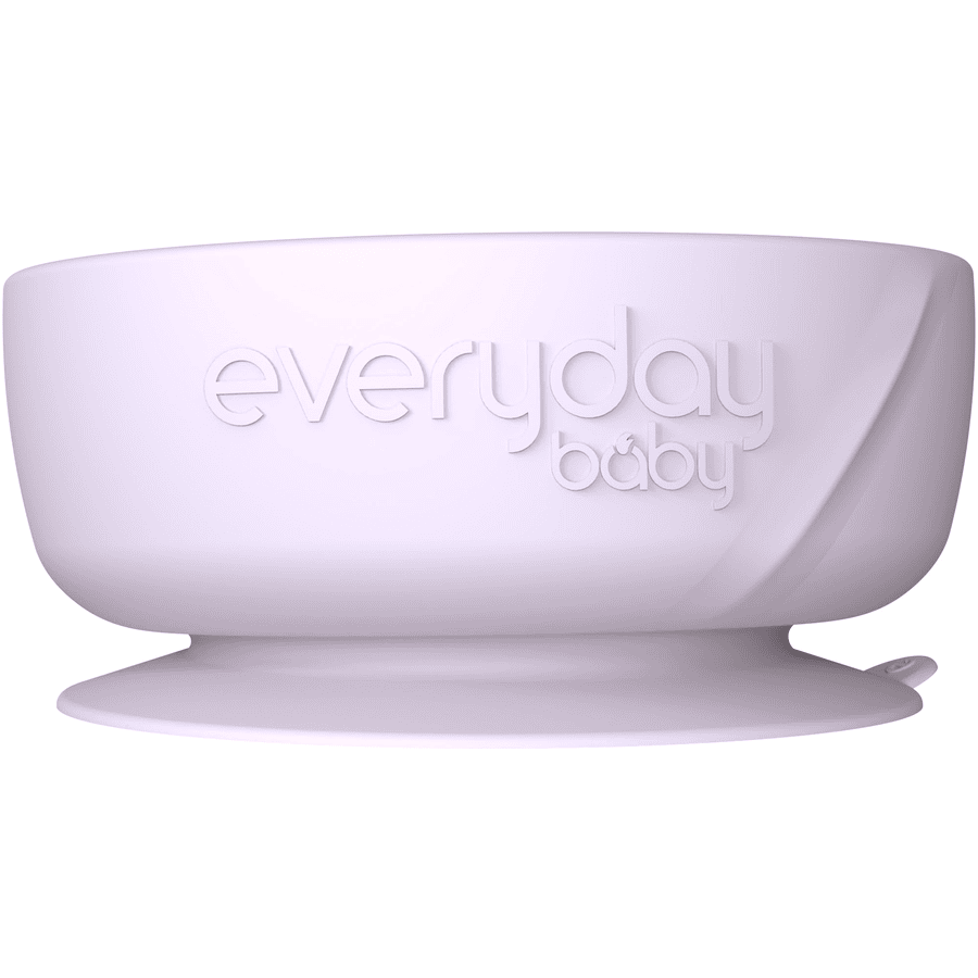 everyday® baby Esslernschüssel mit Saugfuß Silikon, light lavender