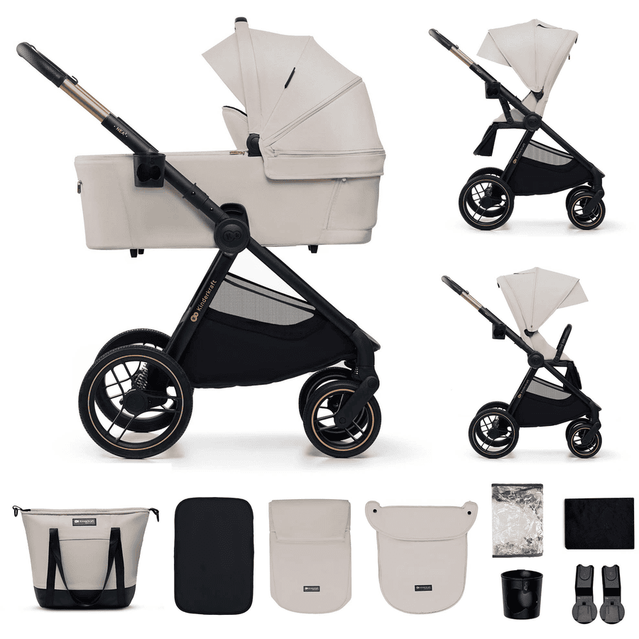 Kinderkraft Barnvagn 2in1 NEA 2 Soft Beige