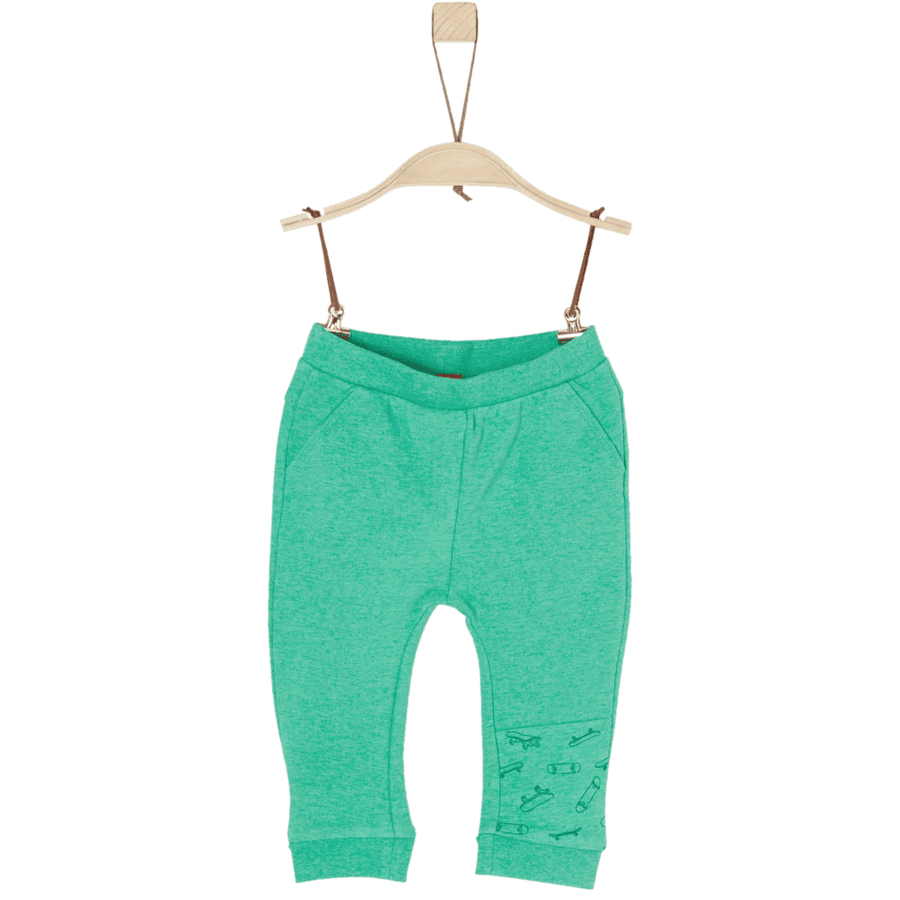 s.Oliver Boys Sweathose green melange 