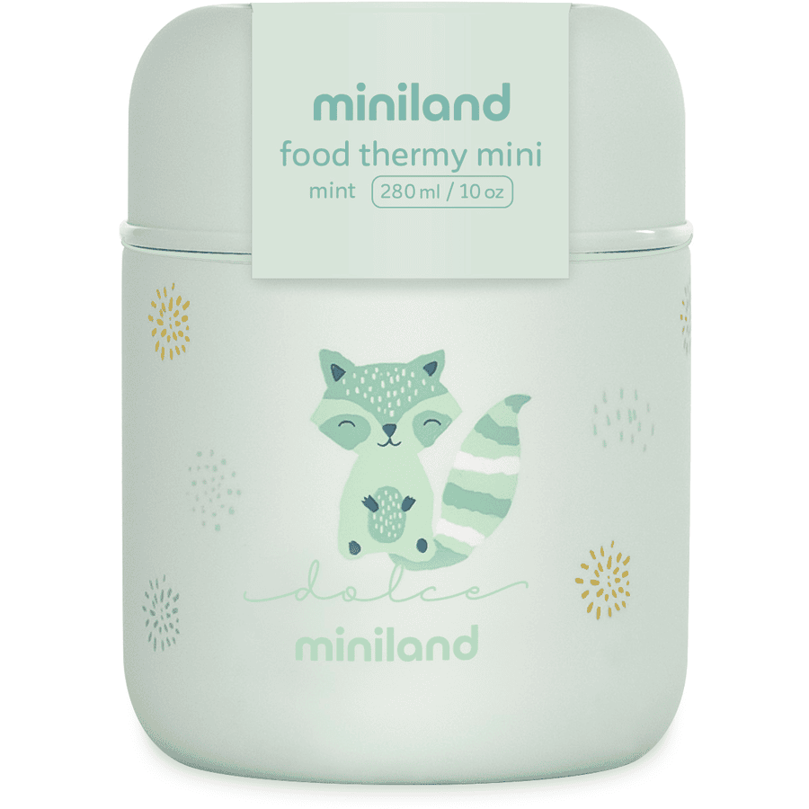 miniland Termisk behållare, food thermy mini mint, 280ml