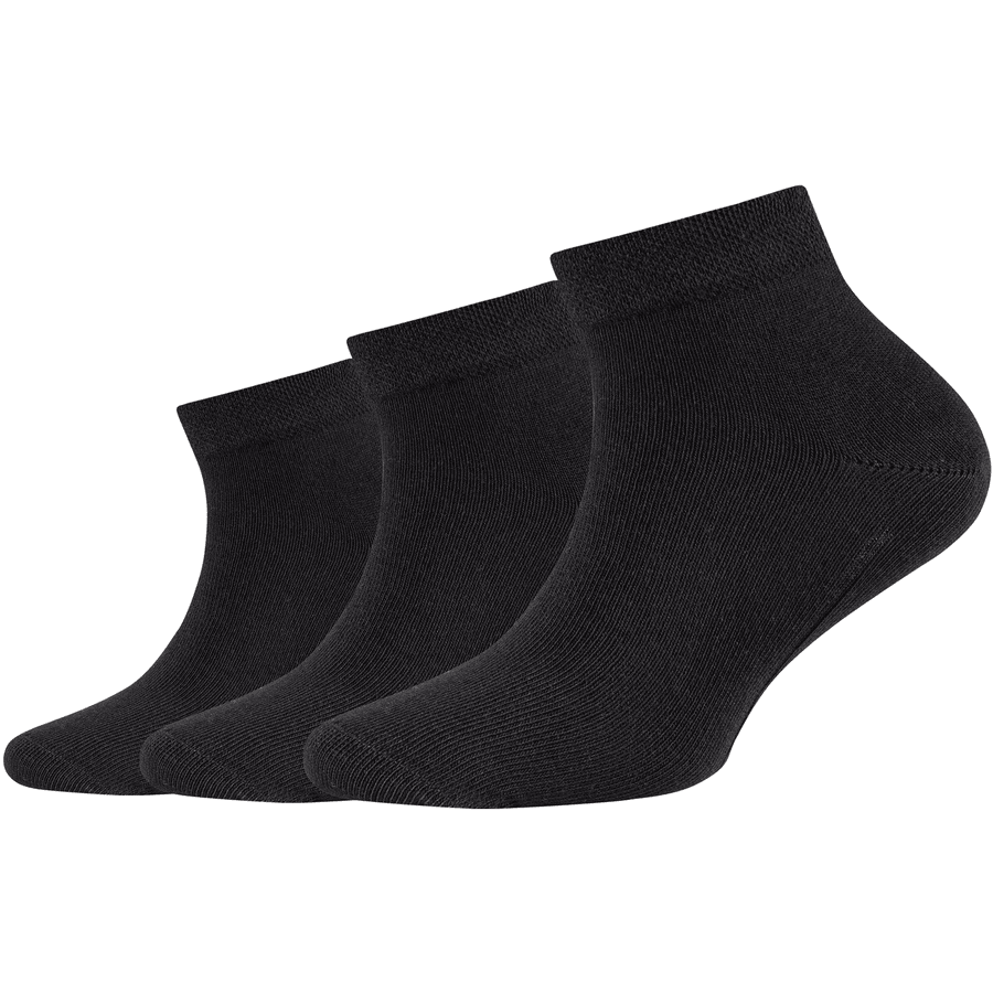 Camano sokker 3-pack sort økologisk bomull