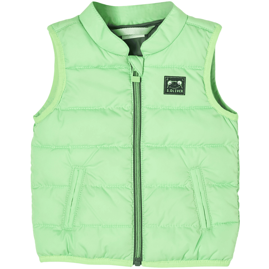 s. Olive r Waistcoat lichtgroen