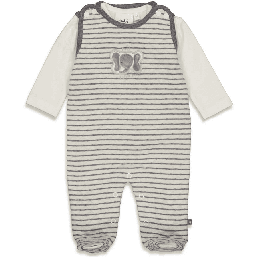 Feetje romper 2-piece Hi Elephant Off white 