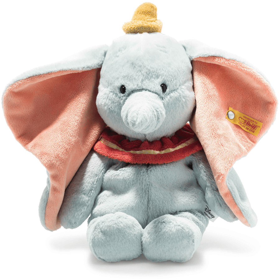 Steiff Peluche Disney Soft Cuddly Friends Dumbo bleu clair, 30 cm