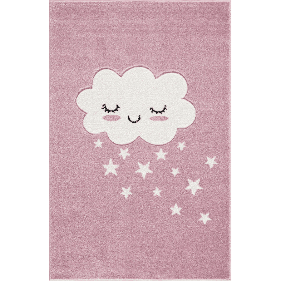 LIVONE Kids love Rugs CARPET CLOUD roze/wit