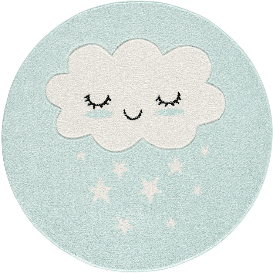 LIVONE Kinderkleed CLOUD Rond mint/wit