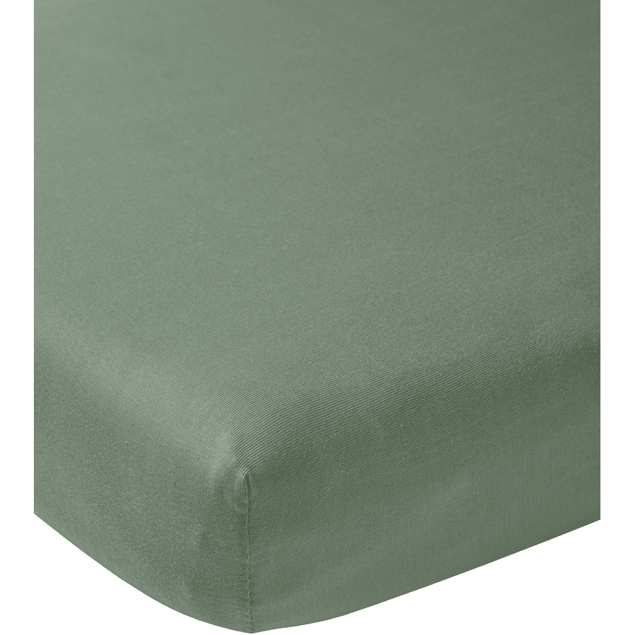 Meyco Forest Green Jersey hoeslaken 140 x 200 cm