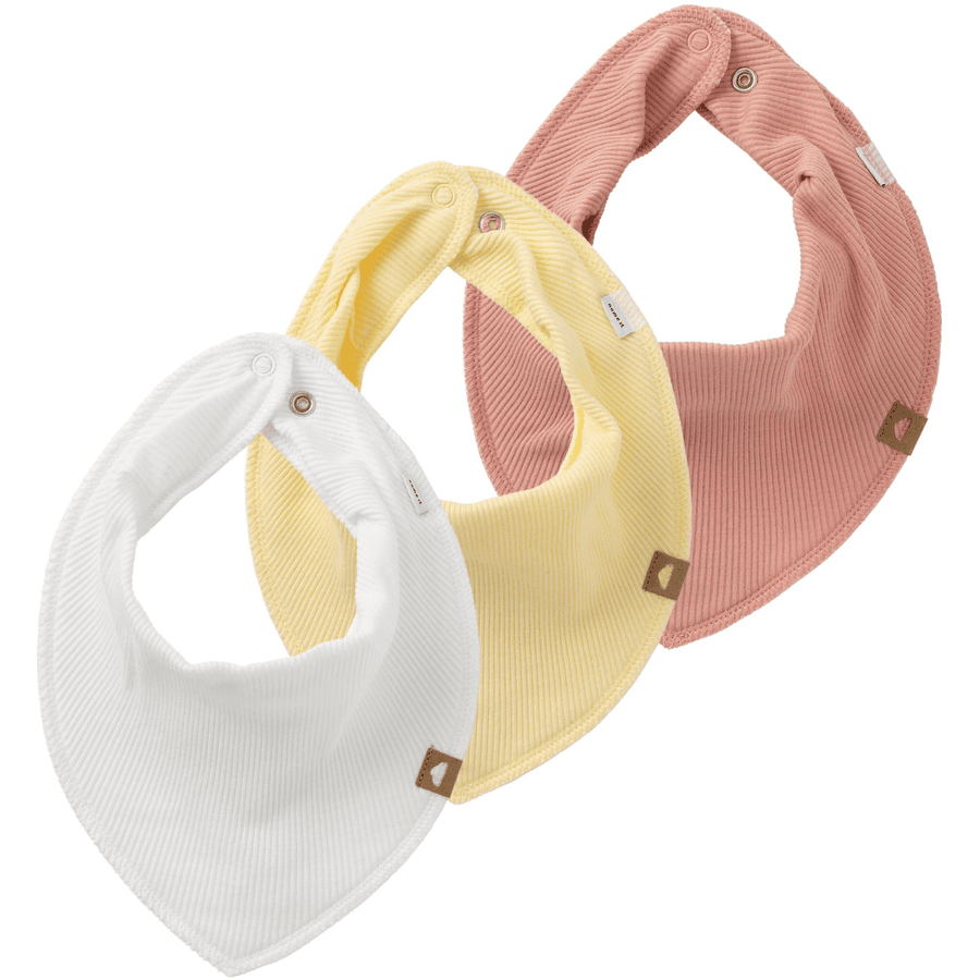 name it Foulard triangulaire paquet de 3 Nbfyvettejinna Double Cream 