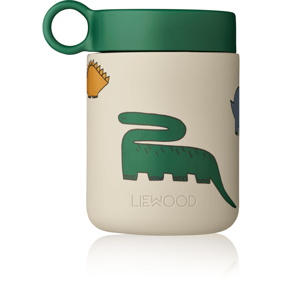 LIEWOOD Kian voedselcontainer dinosaurussen/nevel