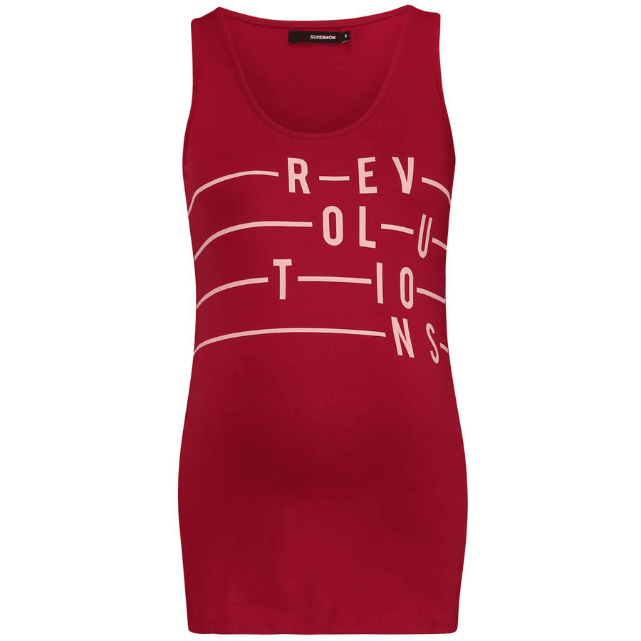 SUPERMOM T-paita R evolution s Punainen